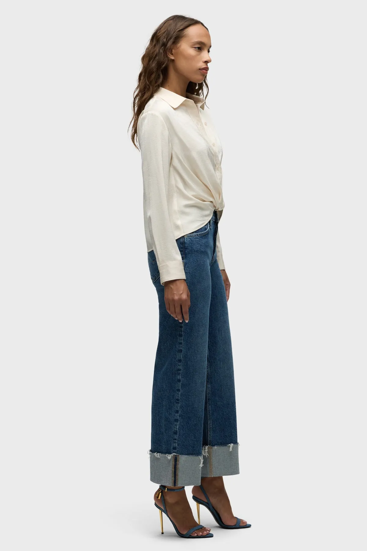 Rosie High-Rise Wide Leg w/ Cuff