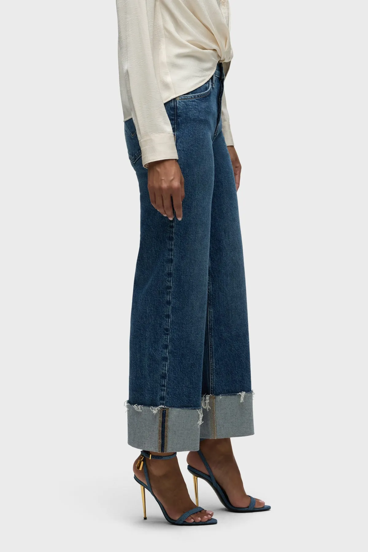 Rosie High-Rise Wide Leg w/ Cuff