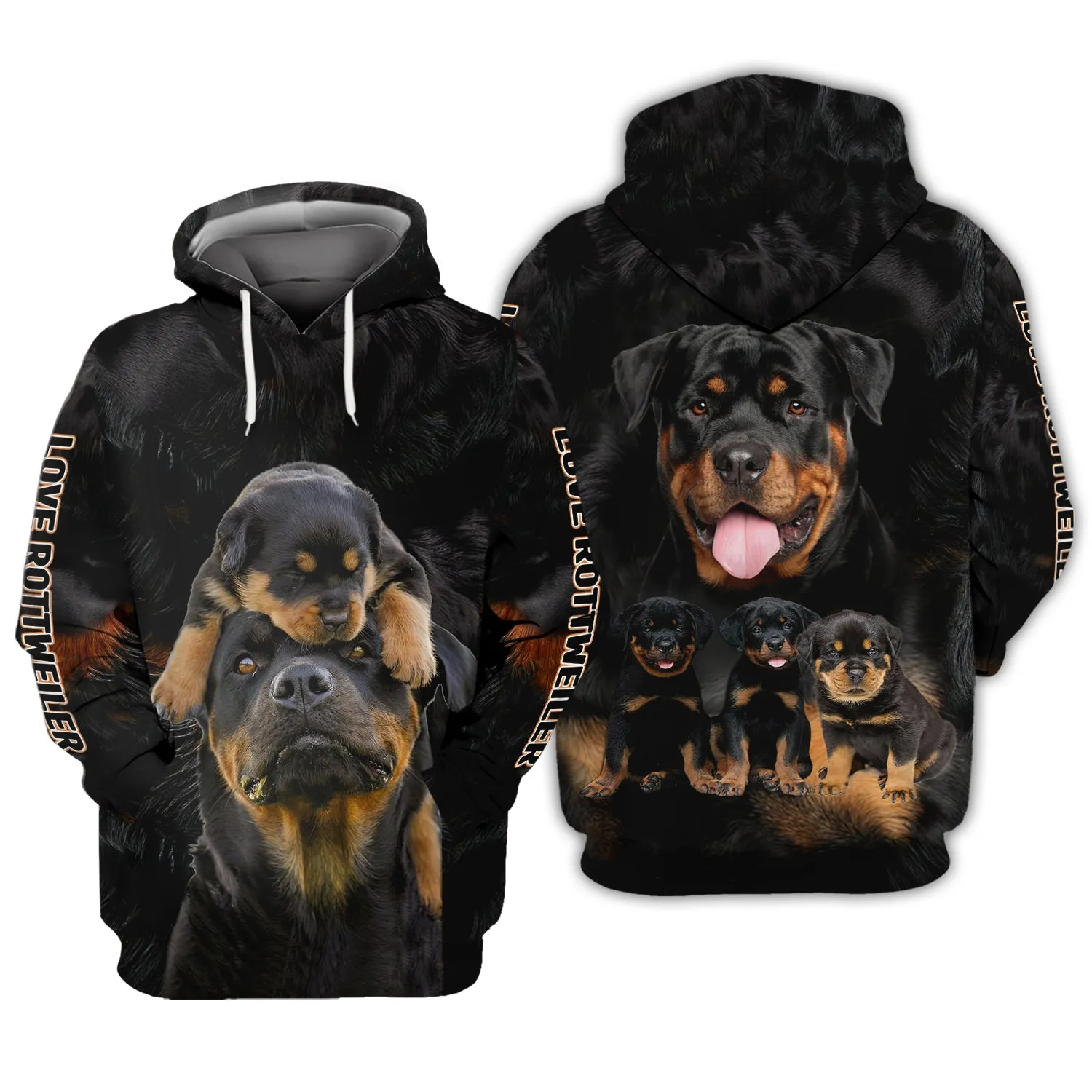 Rottweiler Mom, Love Rottweiler, 3D Full Print