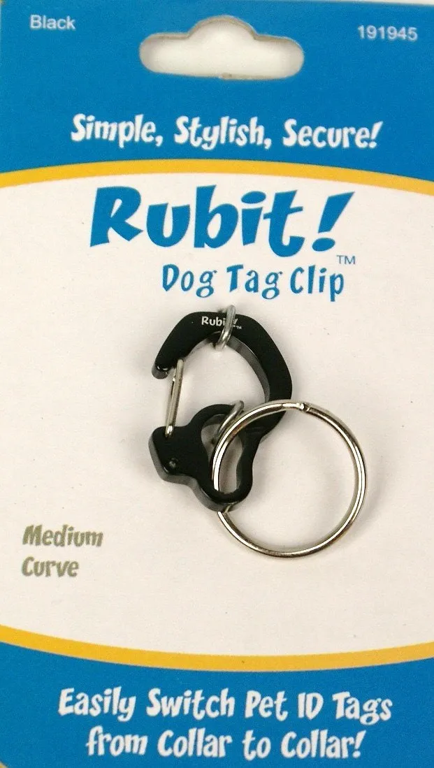 Rubit!™ Curve Dog Tag Clip