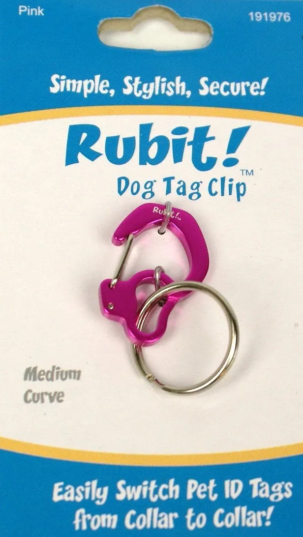 Rubit!™ Curve Dog Tag Clip