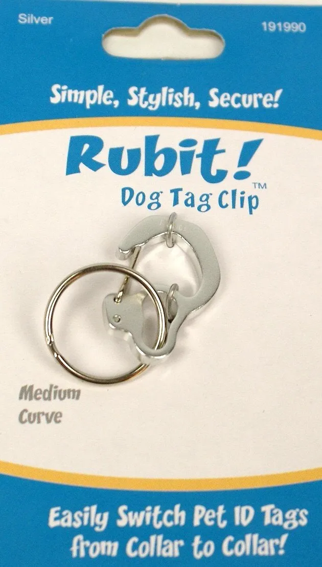 Rubit!™ Curve Dog Tag Clip