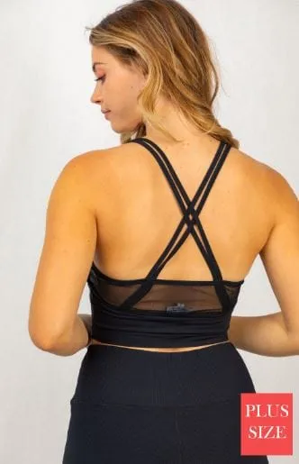 SALE- Running Free Mesh Detail Bralette