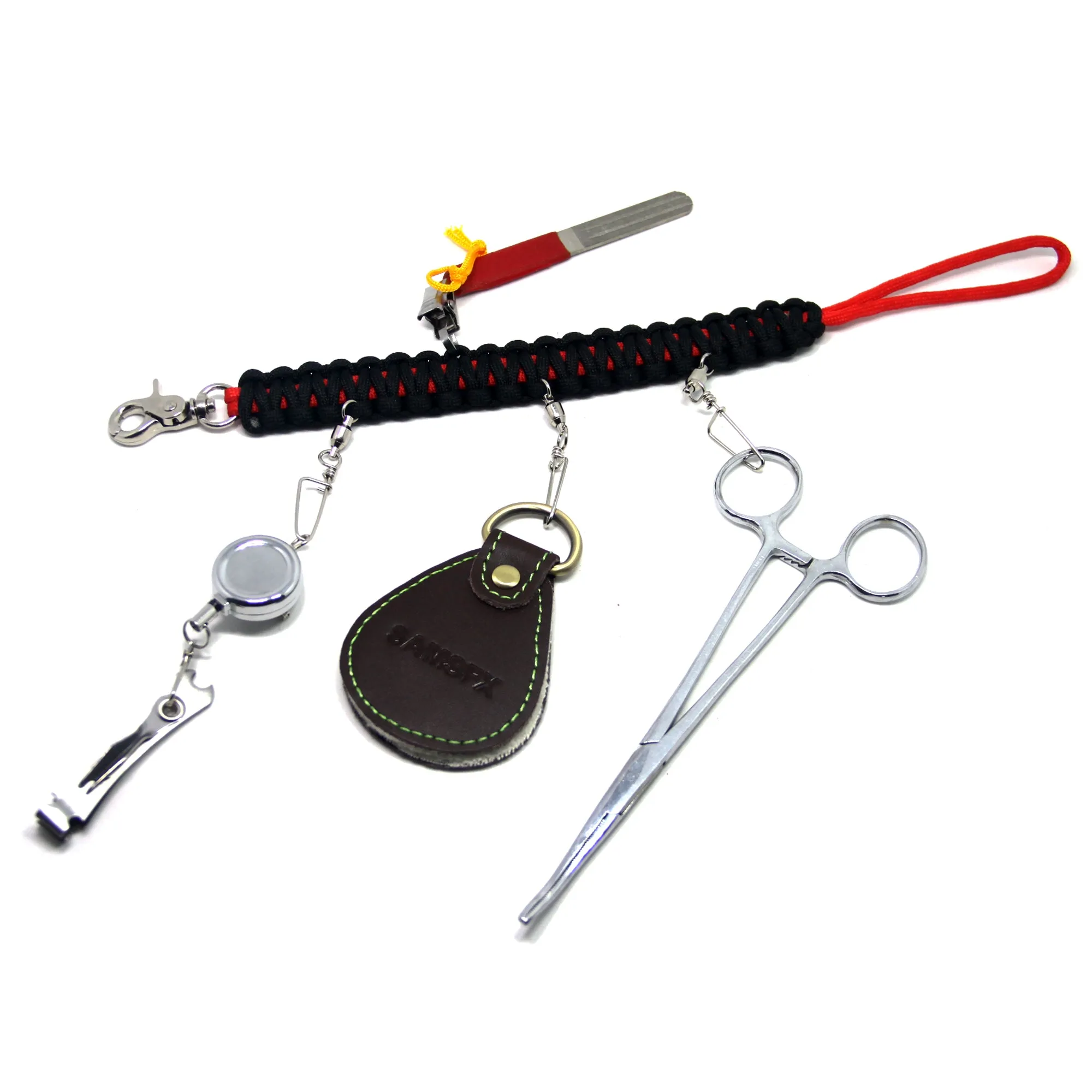 SAMSFX 550 Paracord Fly Fishing Lanyard Anglers Vest Pack Tool Gear Assortment