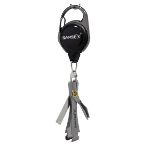 SAMSFX Fast Nail Knot Tying Tool 4 in 1 Fly Fishing Clippers Nippers Line Cutter