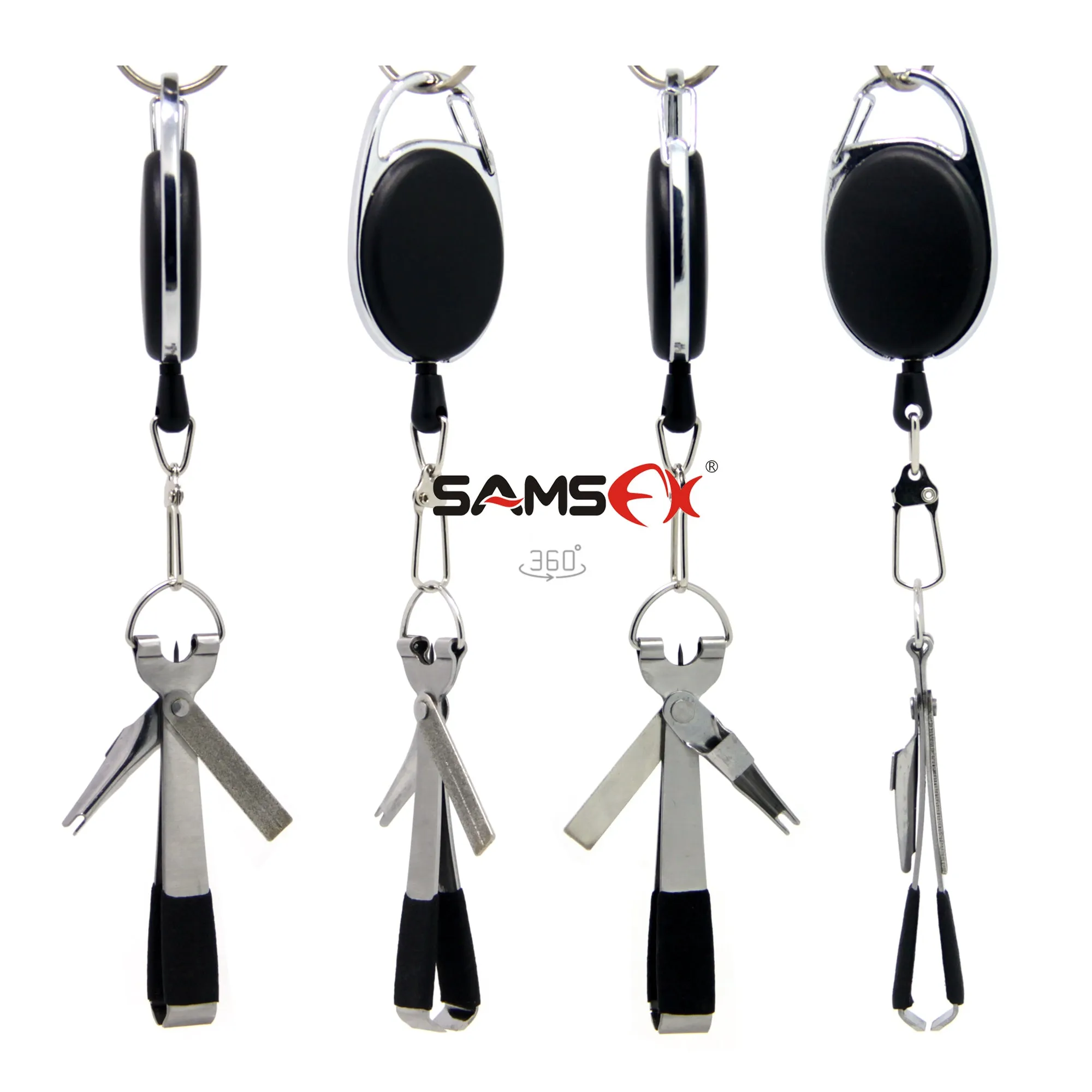 SAMSFX Quick Knot Tying Tool Fly Fishing Clippers Tie Fast Nail Knot Tyer Kit Drop Shipping