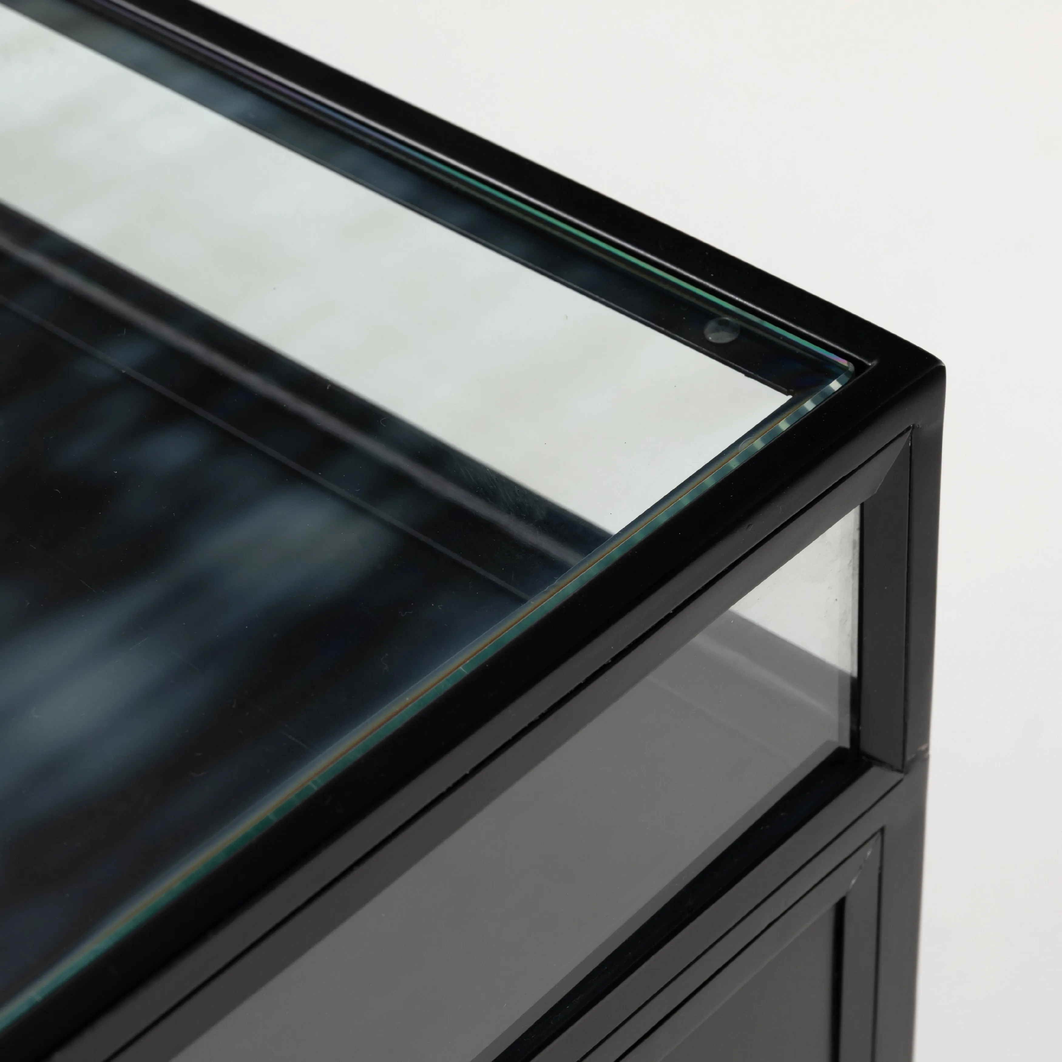 Shadow Box Executive Desk, Black
