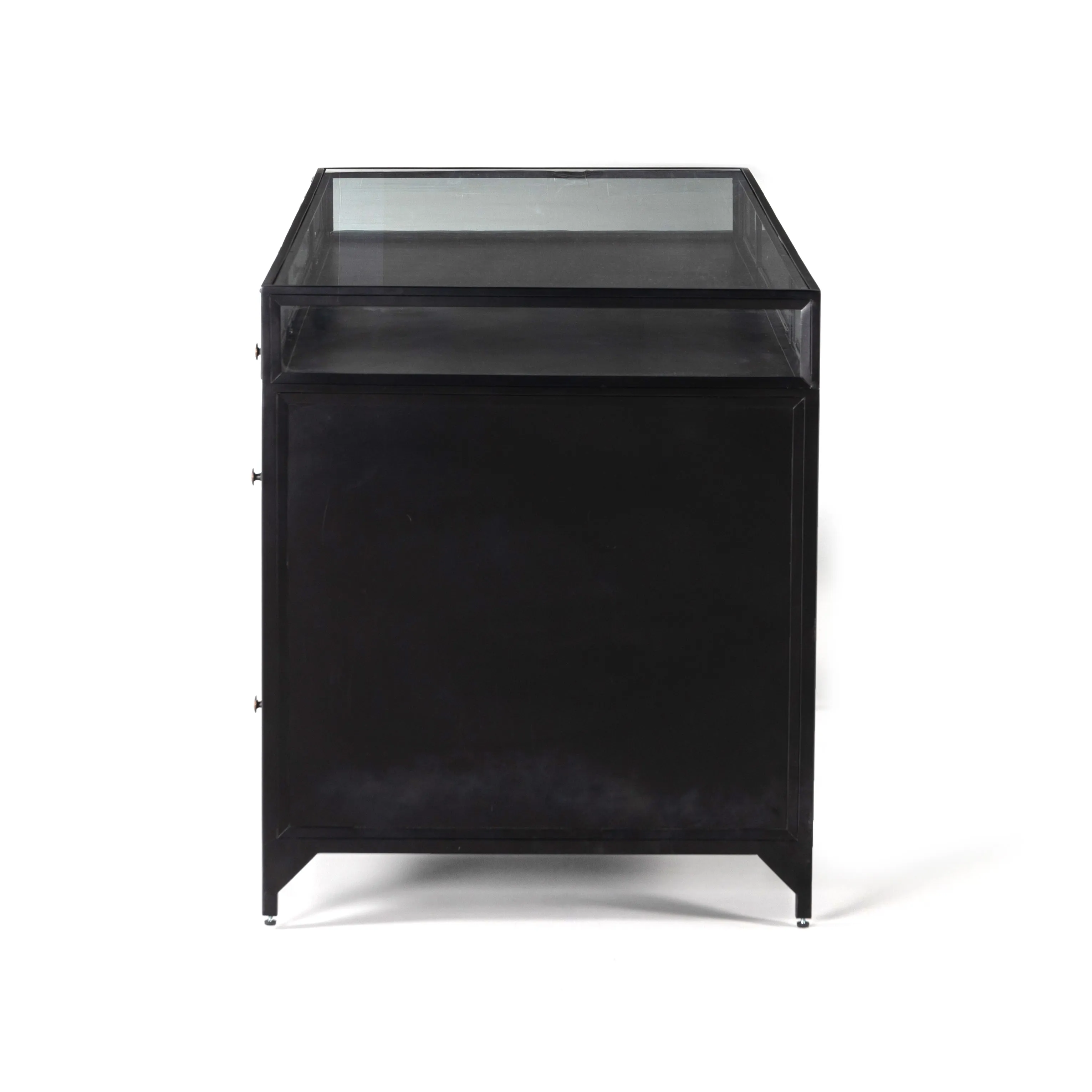 Shadow Box Executive Desk, Black