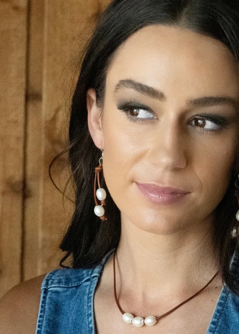 Sienna Fresh Water Pearl Earrings