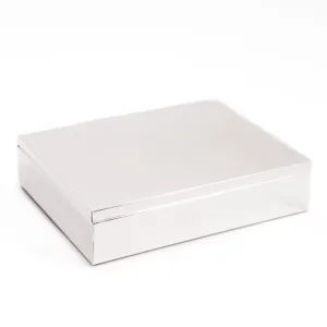 Silver Plated Hinged Box- Silver