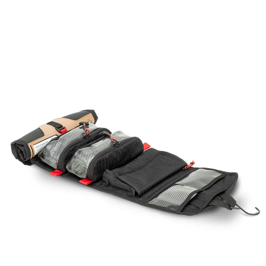 Step 22 Hedgehog Toiletry Roll - Black