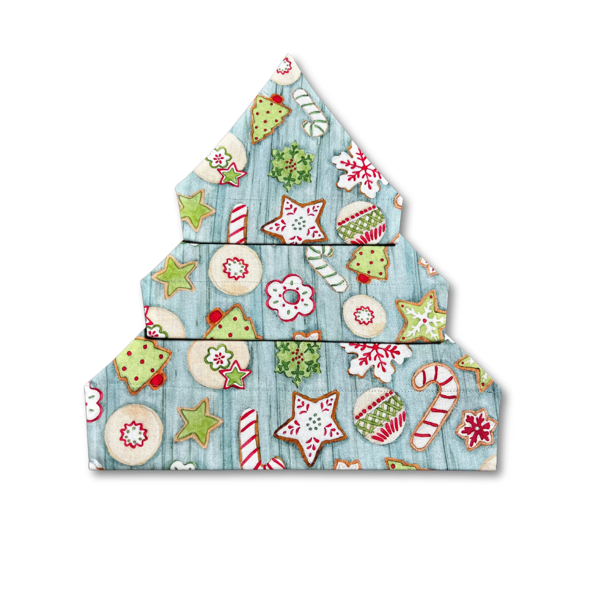 Sugar Cookie Holiday Slip On Bandana