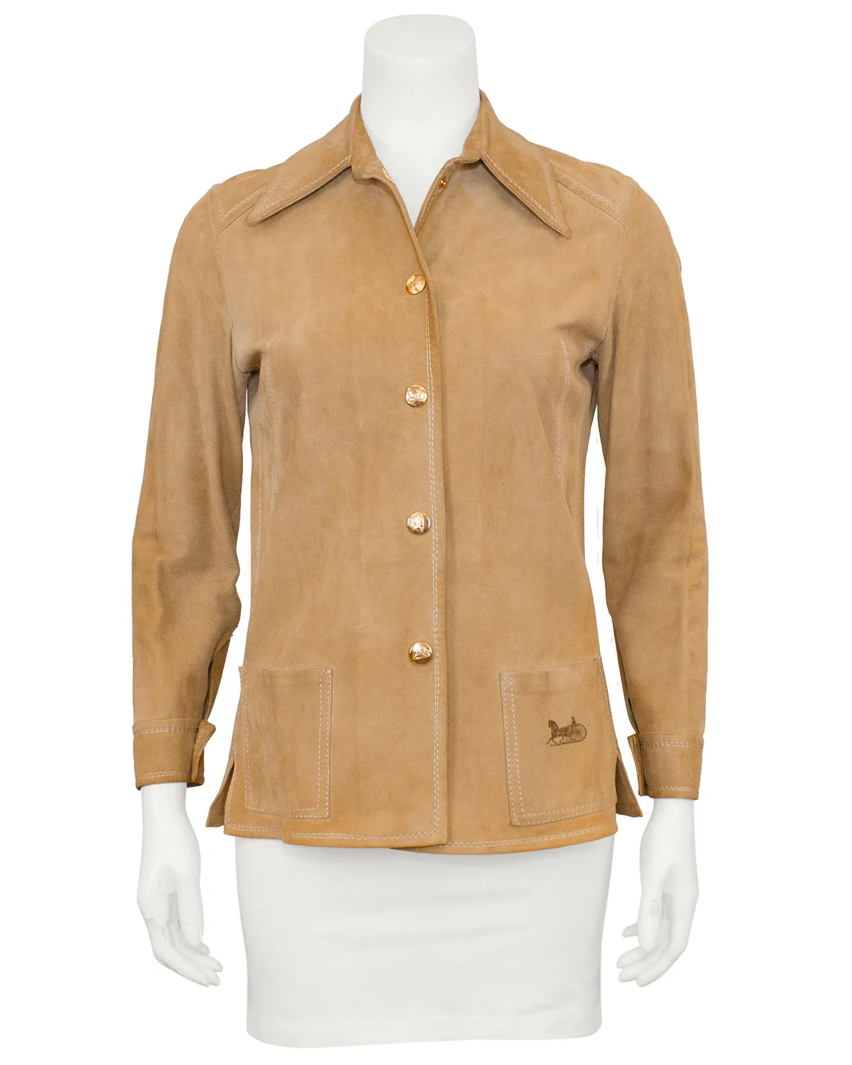 Tan Suede Lightweight Jacket