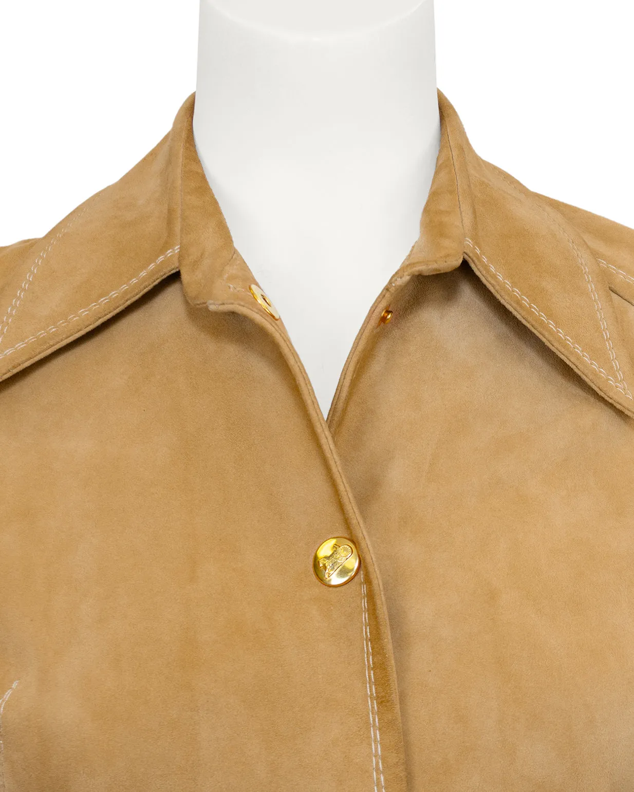 Tan Suede Lightweight Jacket