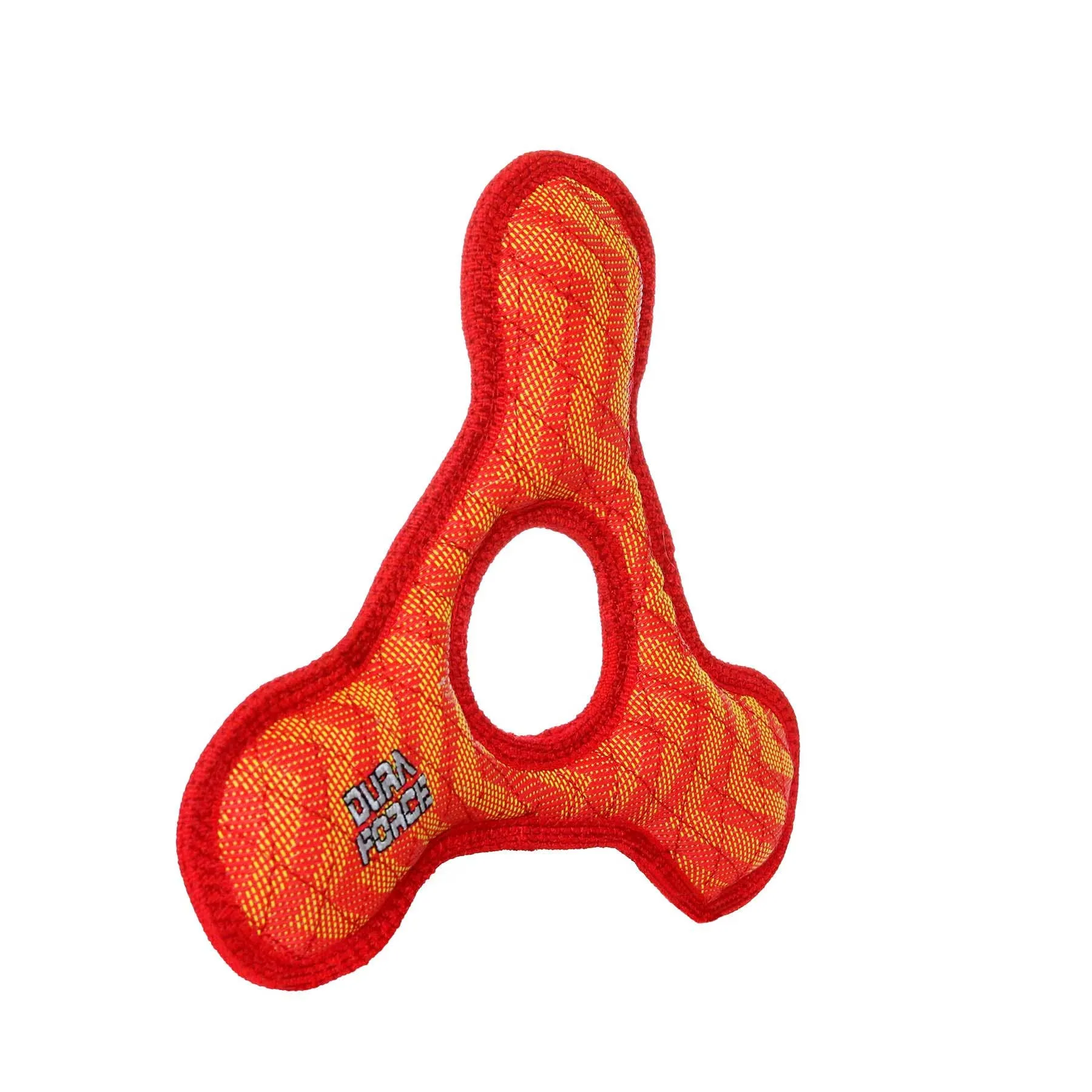 Tuffy Dog Toys - VIP Products - DuraForce Triangle Ring - Red, Durable, Squeaky Dog Toy