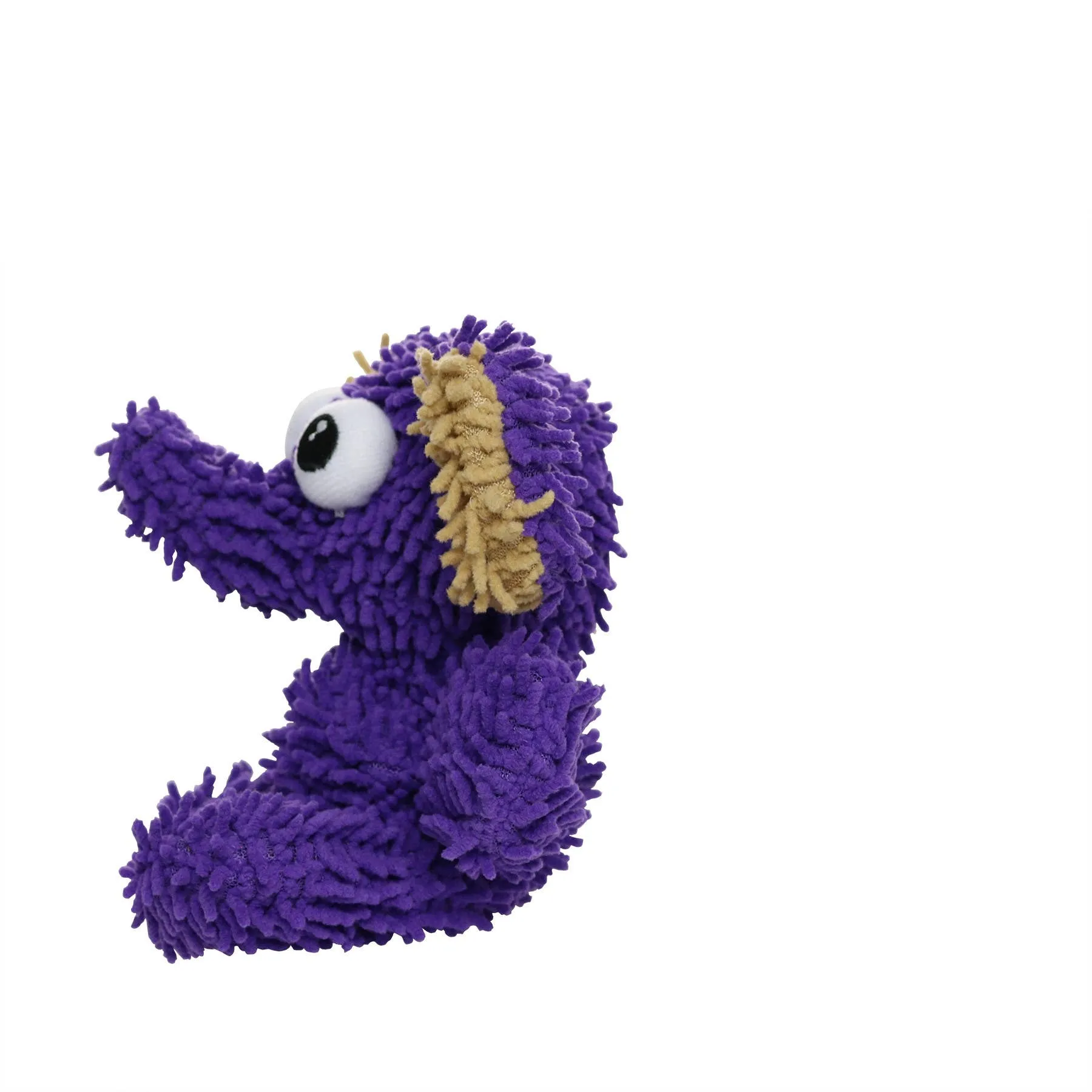 Tuffy Dog Toys - VIP Products - Mighty Jr Microfiber Ball Elephant, Durable, Squeaky Dog Toy