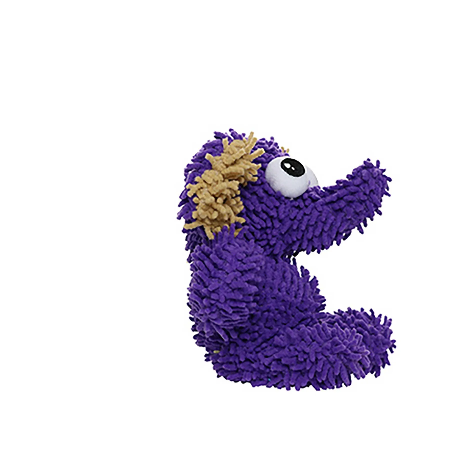 Tuffy Dog Toys - VIP Products - Mighty Jr Microfiber Ball Elephant, Durable, Squeaky Dog Toy