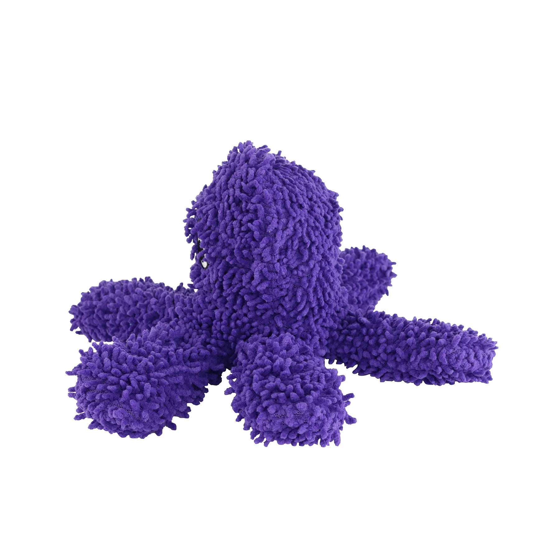 Tuffy Dog Toys - VIP Products - Mighty Microfiber Ball Med Octopus Purple, Squeaky Dog Toy