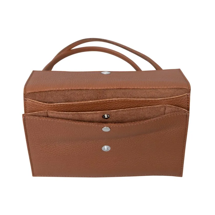 Tuike elkleather bag, brown
