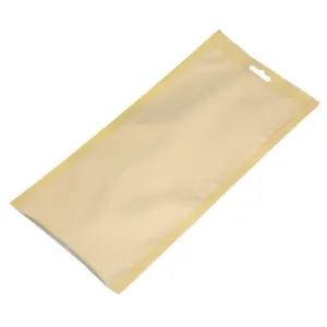 Vogue Gold Flat Vacuum Pouches 150x350mm (100 Pack)