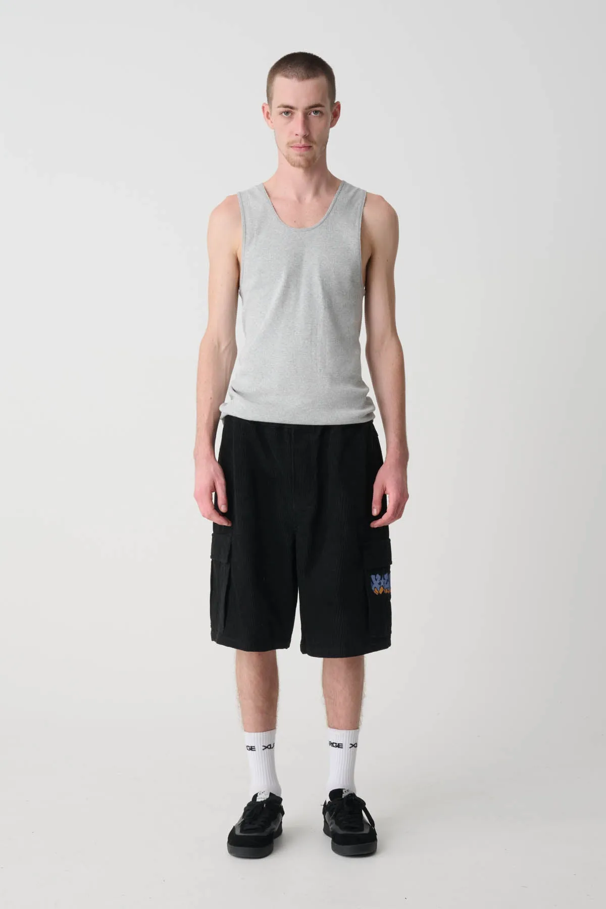 WALL CORD 91 CARGO SHORT - PIGMENT BLACK