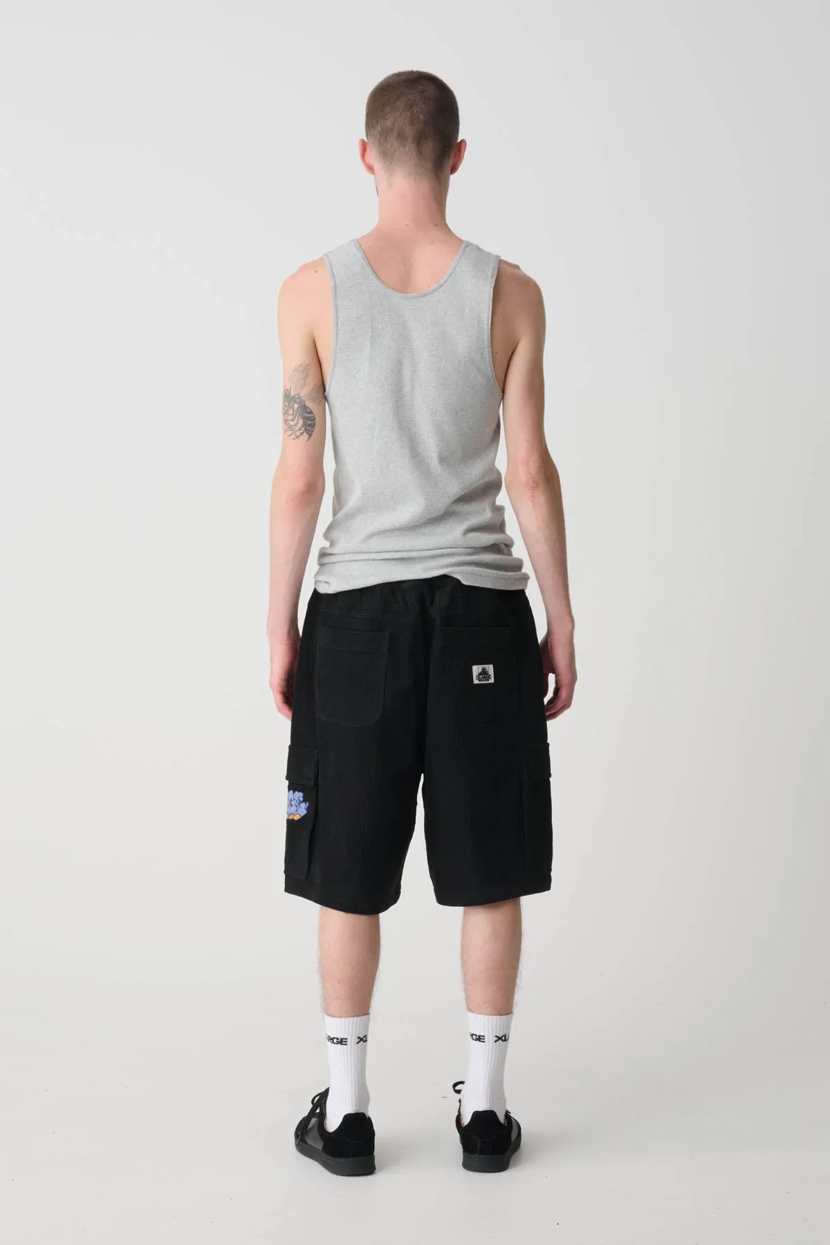 WALL CORD 91 CARGO SHORT - PIGMENT BLACK