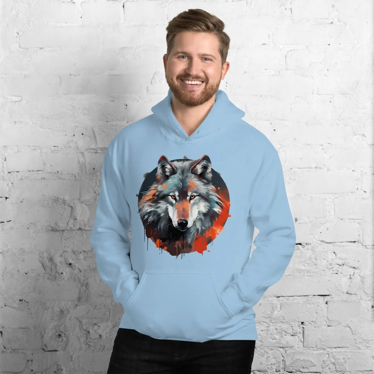 Wolf Head Hoodie