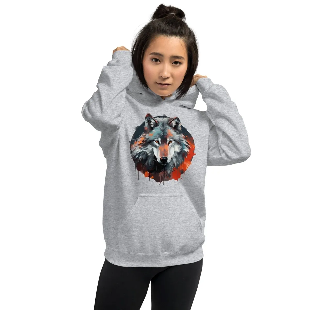 Wolf Head Hoodie