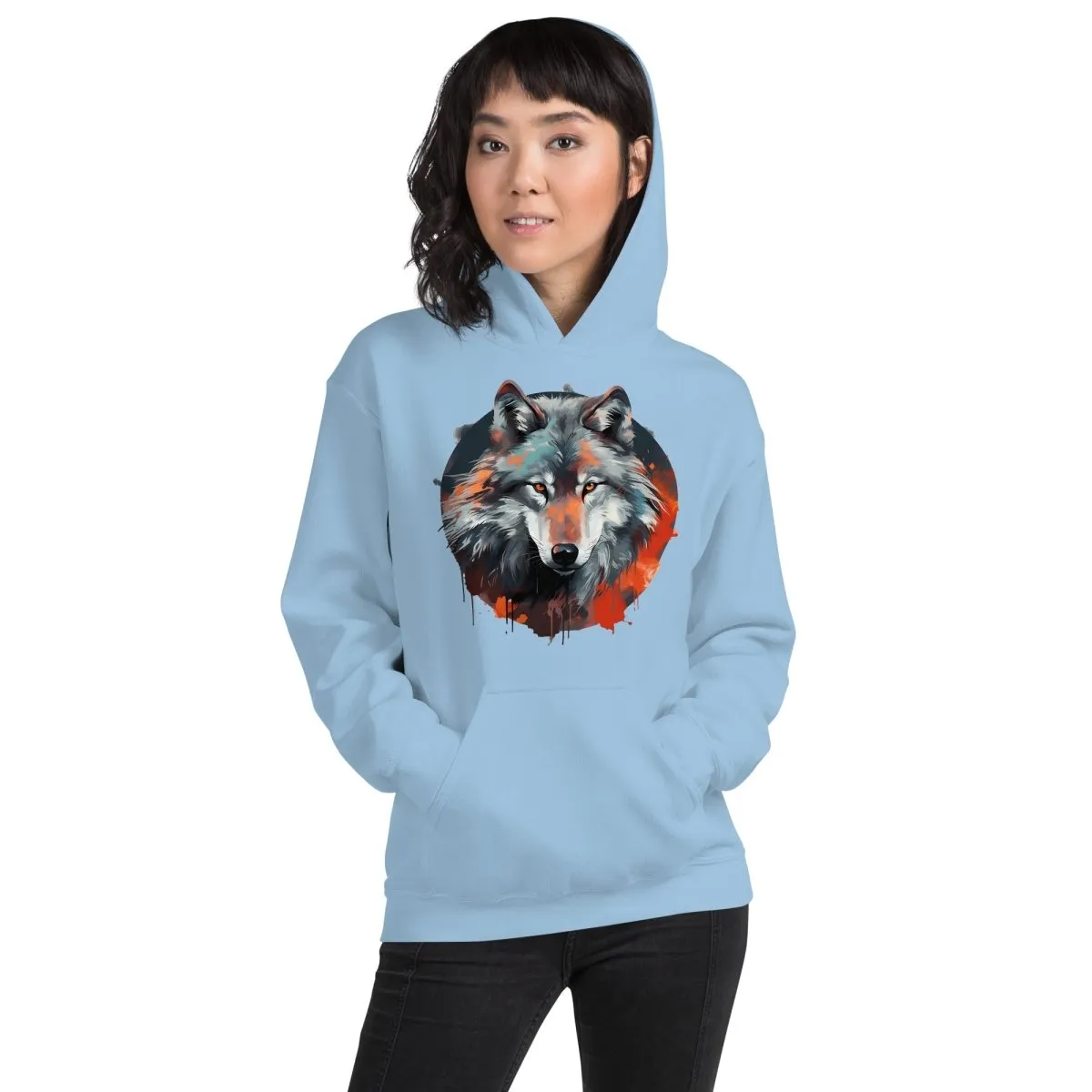 Wolf Head Hoodie