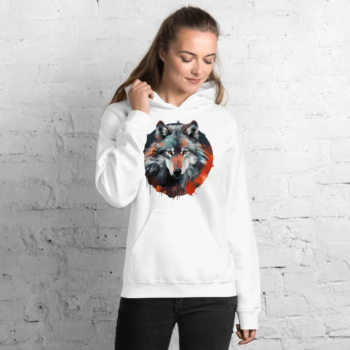 Wolf Head Hoodie