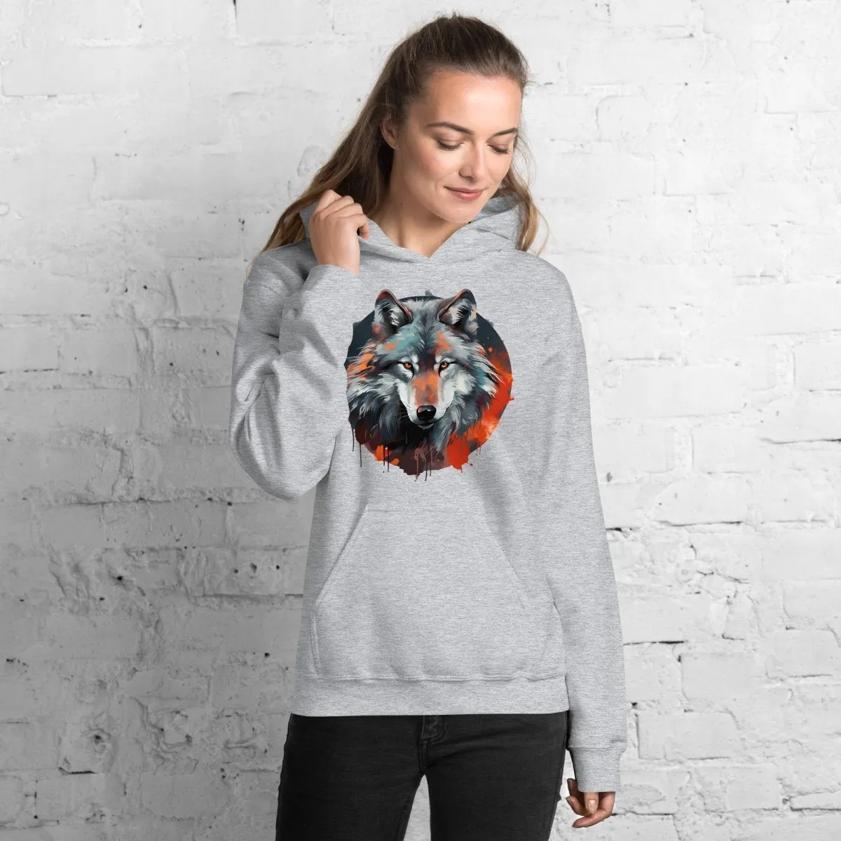 Wolf Head Hoodie