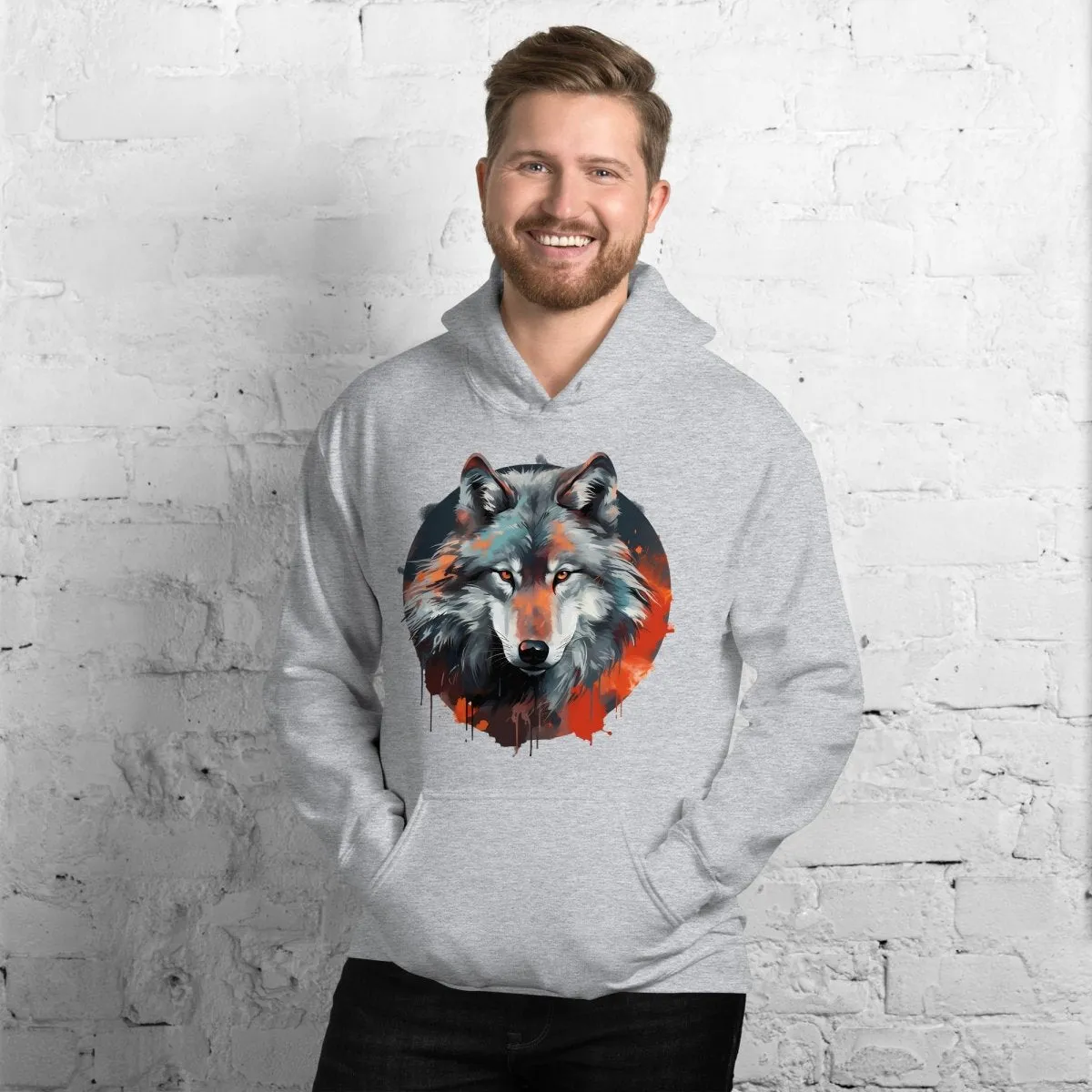 Wolf Head Hoodie