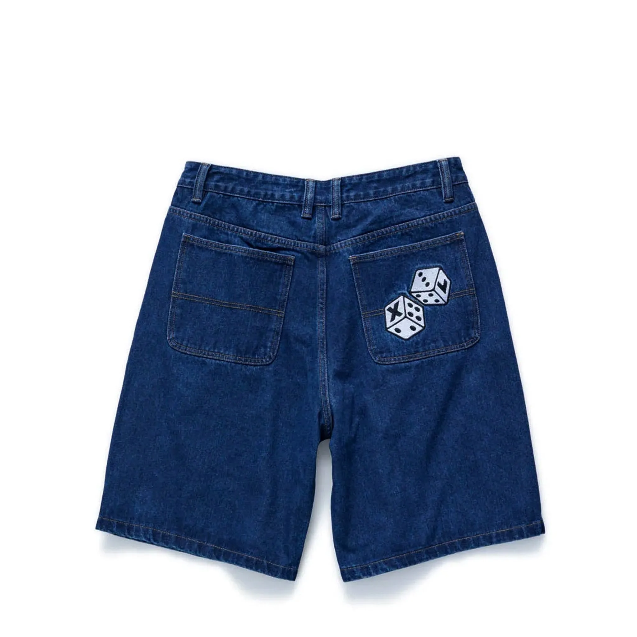 X-Large XL Dice Bull Denim Short Raw Indigo