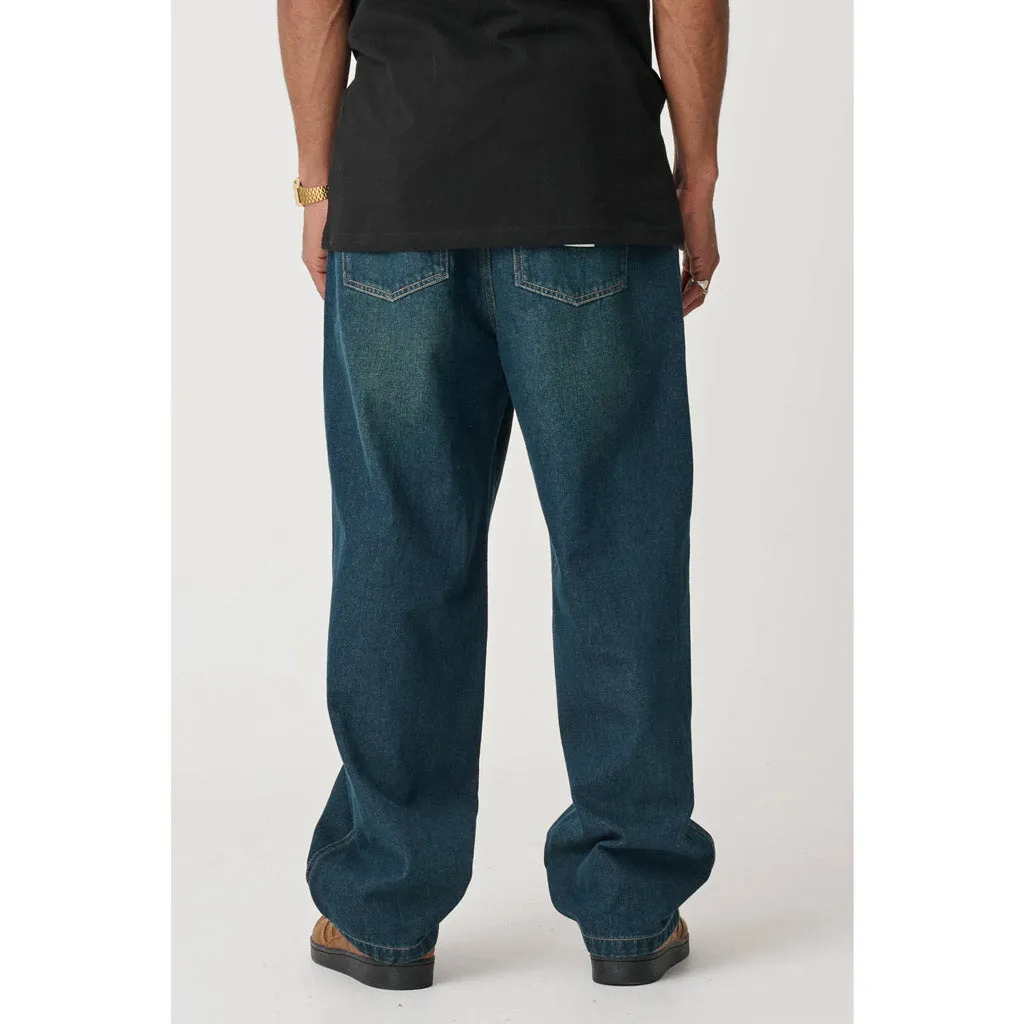 XLARGE BAGGY BULL DENIM 91 PANT - SWAMP