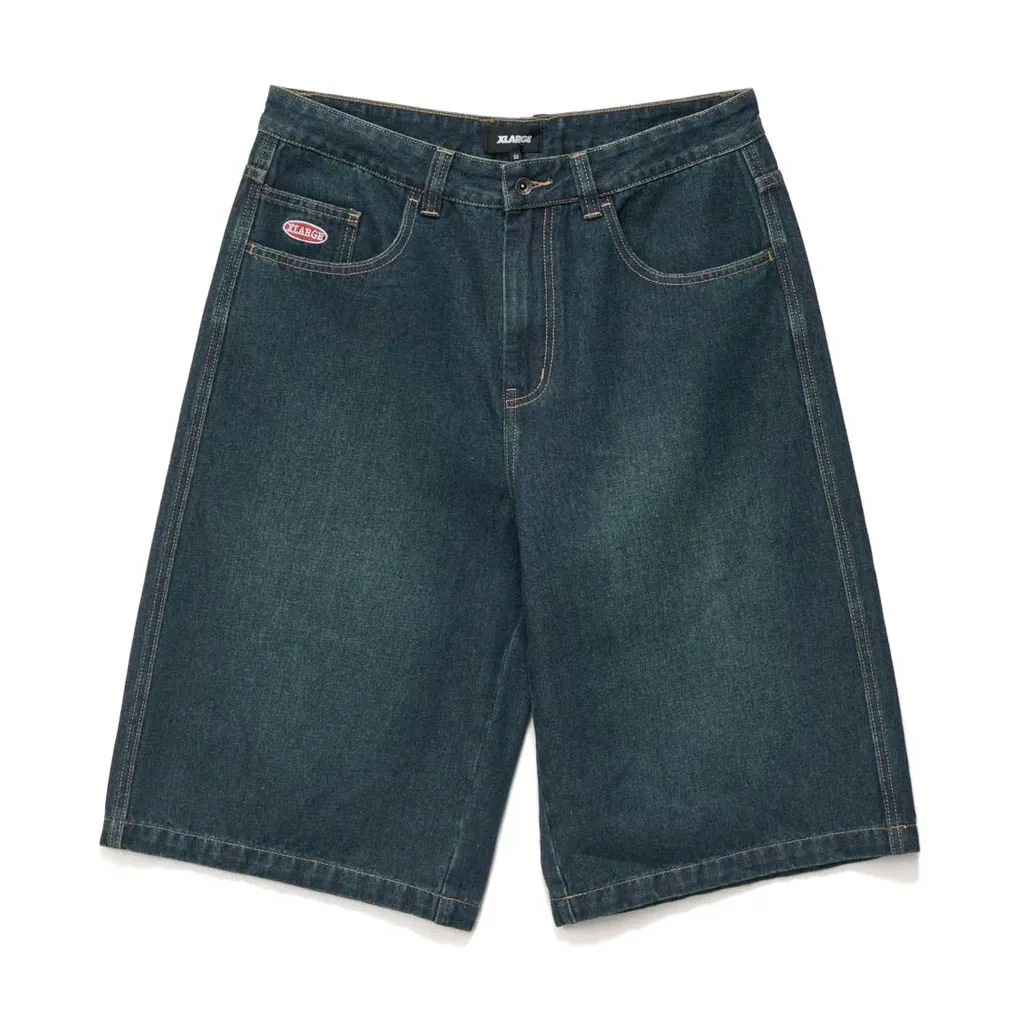 XLARGE BAGGY BULL DENIM 91 SHORT - SWAMP