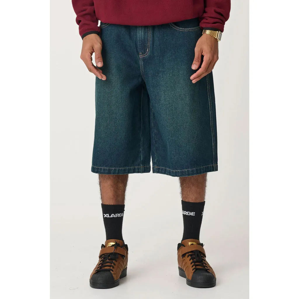 XLARGE BAGGY BULL DENIM 91 SHORT - SWAMP