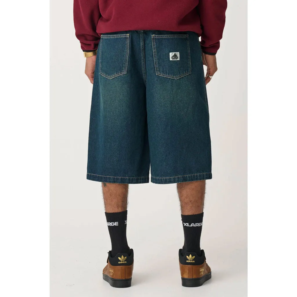 XLARGE BAGGY BULL DENIM 91 SHORT - SWAMP