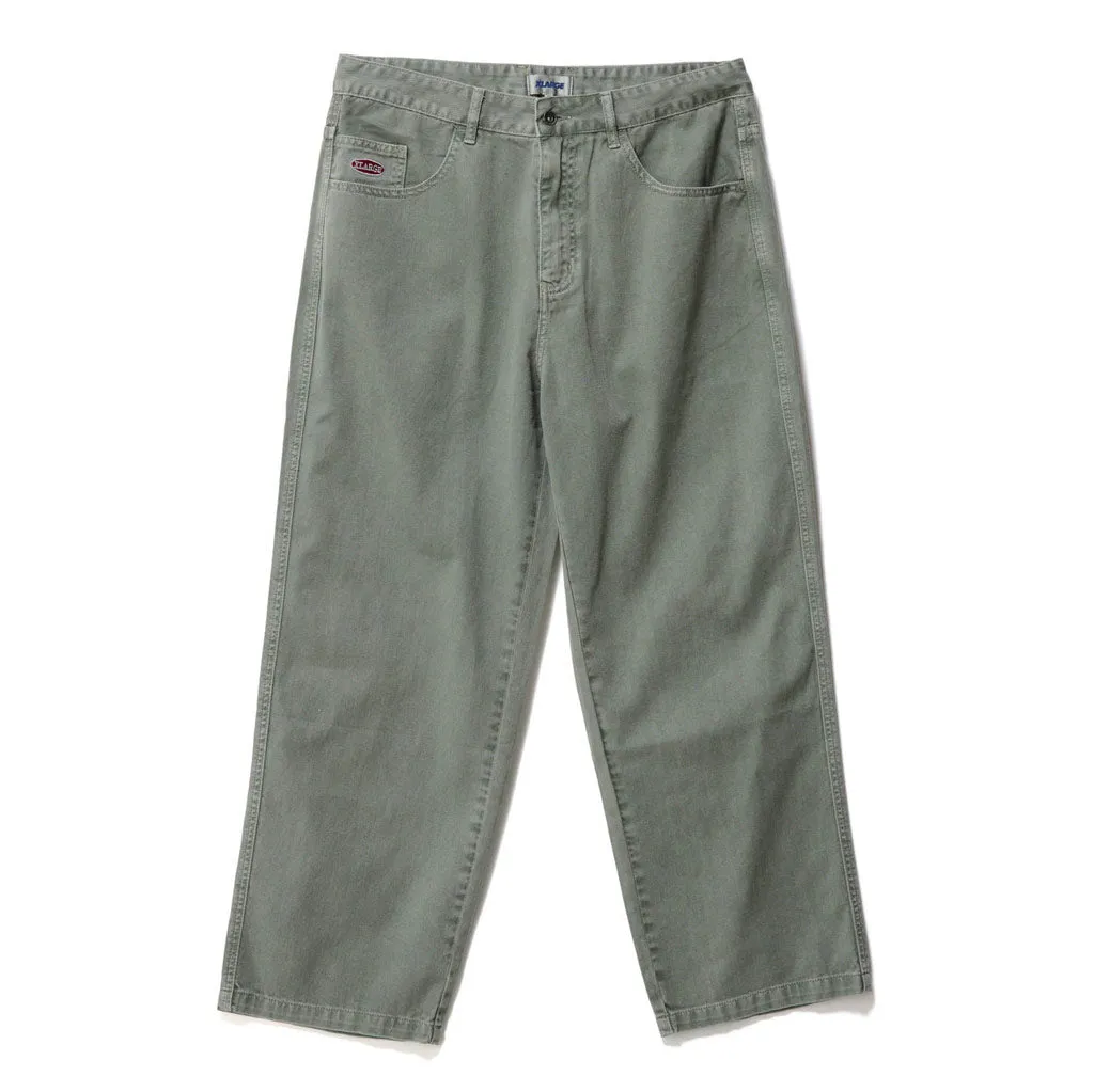 XLARGE BULL DENIM 91 PANT - OLIVE GREY