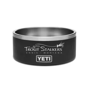 YETI Boomer 8 Large Dog Bowl MTS Logo Black