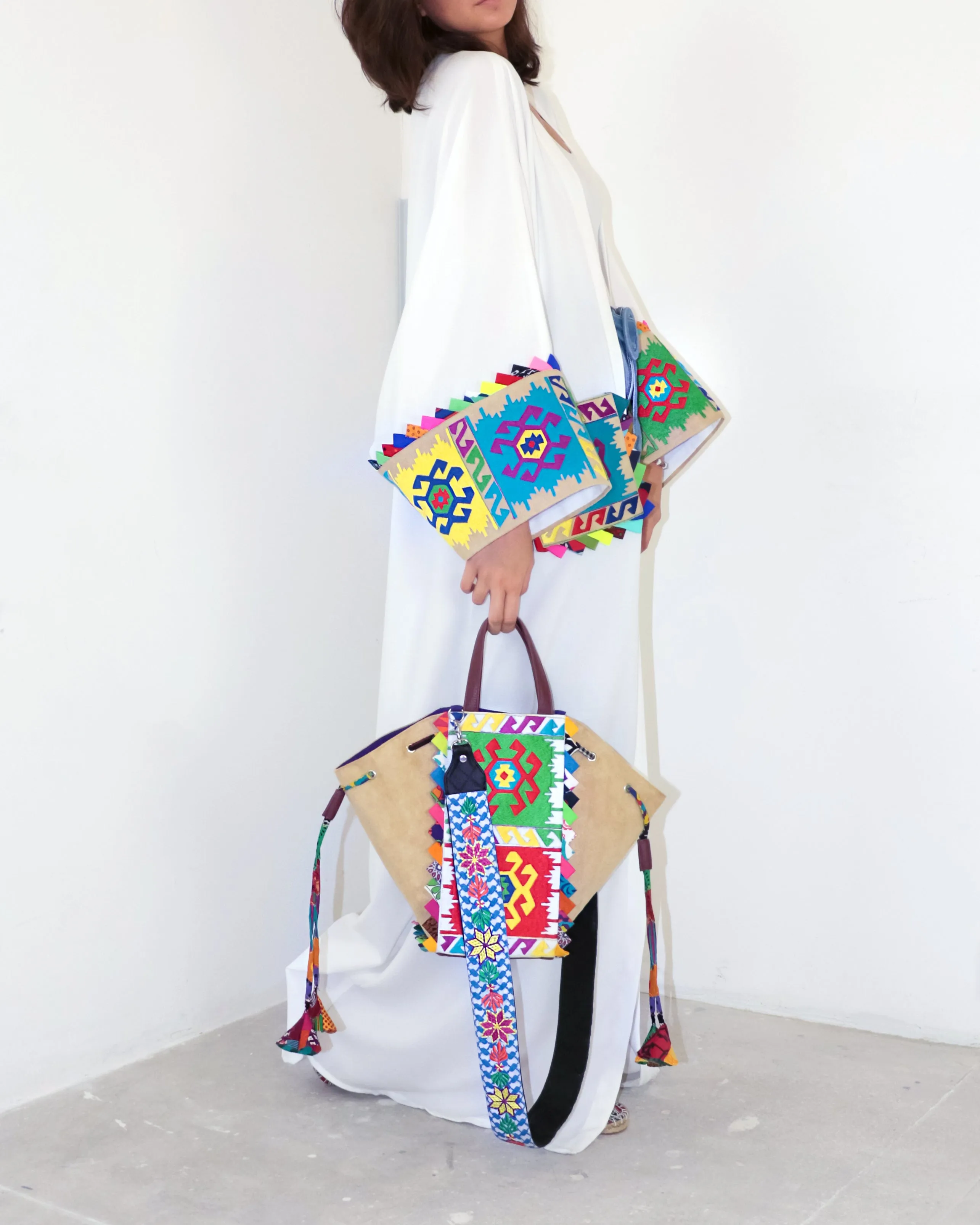 Zima | Suede Bucket Bag